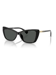 Ralph By Ralph Lauren Cat Eye Black Sunglasses - Image 3 of 5