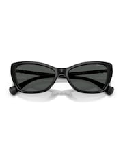 Ralph By Ralph Lauren Cat Eye Black Sunglasses - Image 5 of 5