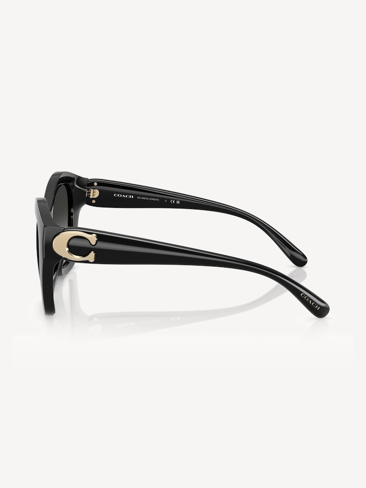 COACH Black Irregular Sunglasses - Image 5 of 5