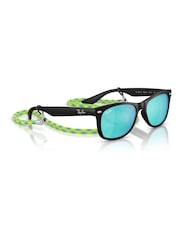 Ray Ban Junior New Wayfarer Square Black Sunglasses - Image 3 of 6