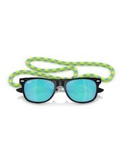 Ray Ban Junior New Wayfarer Square Black Sunglasses - Image 4 of 6
