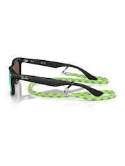 Ray Ban Junior New Wayfarer Square Black Sunglasses - Image 5 of 6