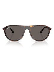 Ray Ban Square Brown Sunglasses - Image 1 of 6