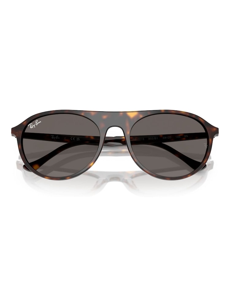 Ray Ban Square Brown Sunglasses - Image 6 of 6