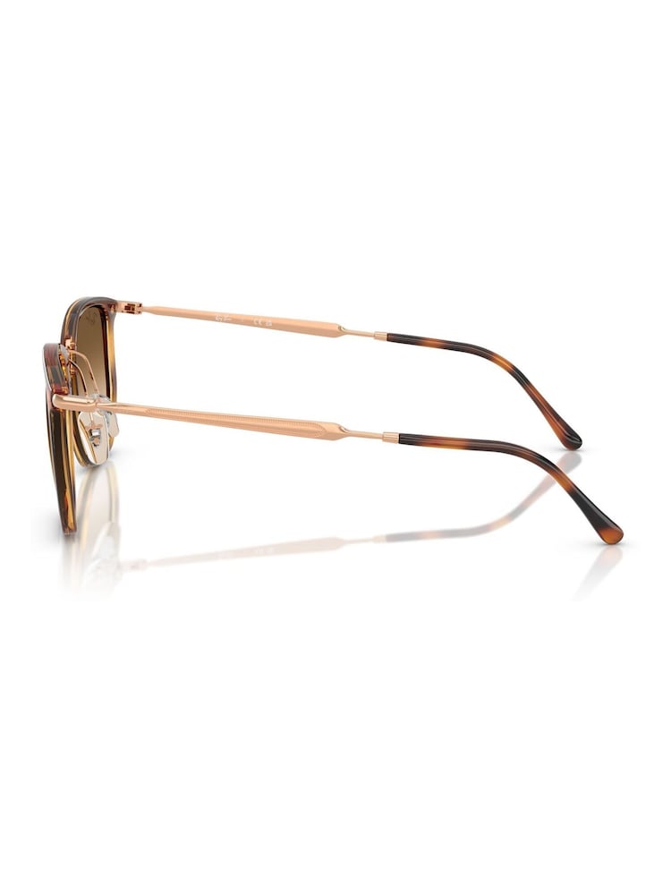 Ray Ban Orange Irregular Sunglasses - Image 2 of 6