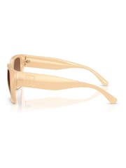 Ralph By Ralph Lauren Square Brown Sunglasses - Image 5 of 5