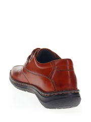 Pavers Tan Brown Leather Lace-up Shoes - Image 3 of 5