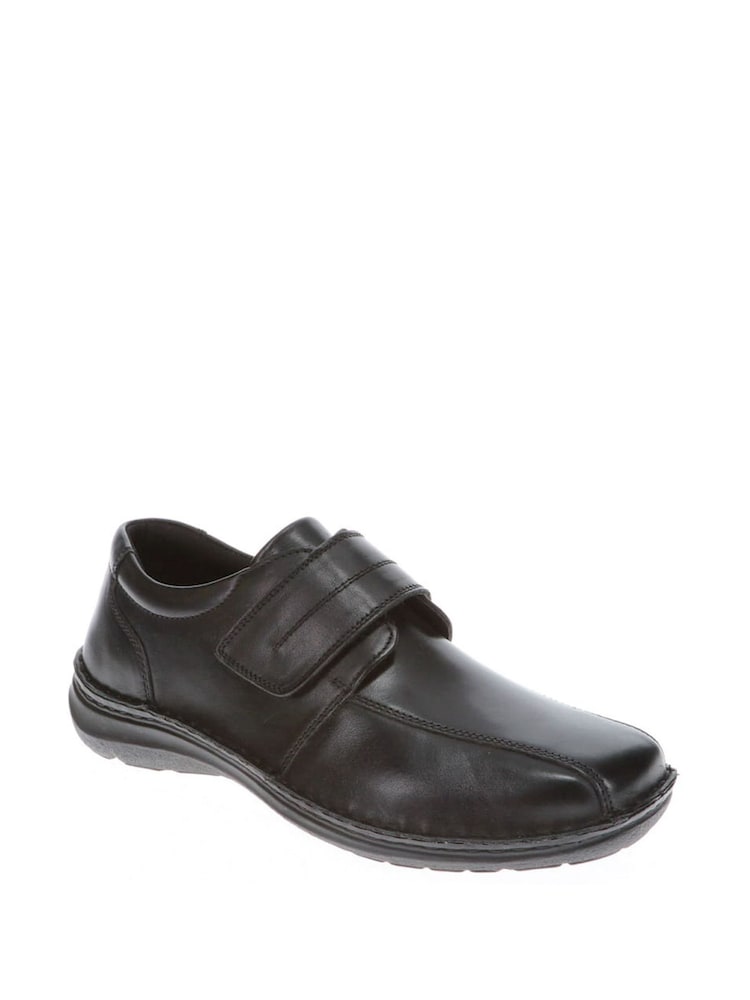أسود - Pavers Leather Touch Fasten Shoes - صورة 2 من 5 أسود - Pavers Leather Touch Fasten Shoes - صورة 2 من 5
