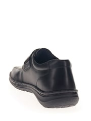 Pavers Black Leather Touch Fasten Shoes - Image 4 of 5