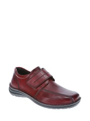 Pavers Brown Chrome Leather Touch Fasten Shoes - Image 2 of 5