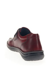 Pavers Brown Chrome Leather Touch Fasten Shoes - Image 3 of 5