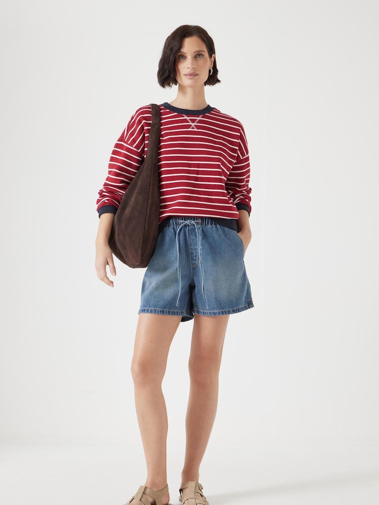 Hush Betty Pull On Denim Shorts - Slika 1 iz 4