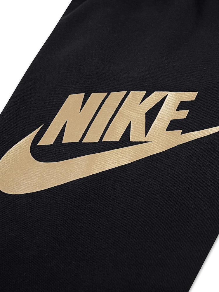 Črna - Trenirka iz flisa Nike Little Kids Club - Slika 4 iz 4