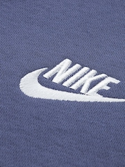 Nike Blue Liittle Kids Club Fleece Zip Through Tracksuit Set - Image 4 of 4