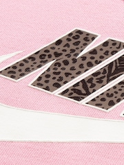 Nike Pink Little Kids Wild Warmth Crew and Flared Leggings Set - Image 4 of 5