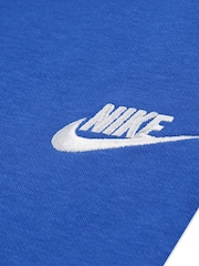 Nike Blue Little Kids JDI Crew Joggers and Tracksuit Set - Image 4 of 5