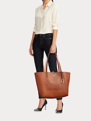 Lauren Ralph Lauren Reversible Tote Brown Bag - Image 8 of 9