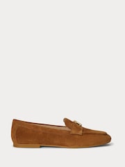 Lauren Ralph Lauren Averi III Suede Brown Loafer Shoes - Image 1 of 4