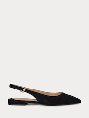Lauren Ralph Lauren Londyn Flat Slingback Black Shoes - Slika 1 iz 4