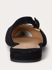 Lauren Ralph Lauren Londyn Flat Slingback Black Shoes - Slika 2 iz 4