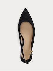 Lauren Ralph Lauren Londyn Flat Slingback Black Shoes - Slika 4 iz 4