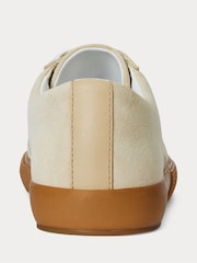 Lauren Ralph Lauren Logo Gum Sole Suede Brown Trainers - Image 2 of 4