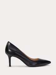 Lauren Ralph Lauren Lanette Leather Heel Court Shoes - Image 1 of 4
