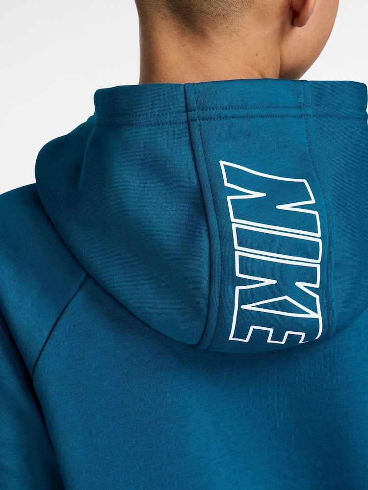 Nike Abyss Blue Club Fleece Tracksuit - Image 4 of 4