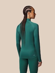 Castore Blue 1/2 Zip Long Sleeve Tshirt - Image 2 of 3