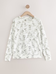 Monochrome Long Sleeve Gift Wrap Pyjamas - Image 6 of 9