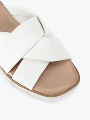 Carvela Comfort Gold Vita Cross Strap Sandals - Image 3 of 4