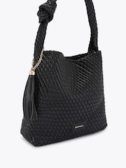 Carvela Black Verona Weave Shoulder Bag - Image 1 of 3