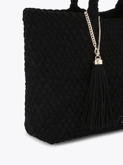 Carvela Black Verona Weave Tote Bag - Image 4 of 4