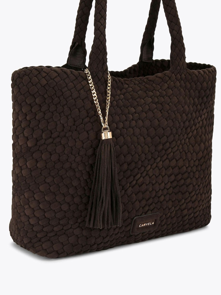 Carvela Black Verona Weave Tote Bag - Image 2 of 4