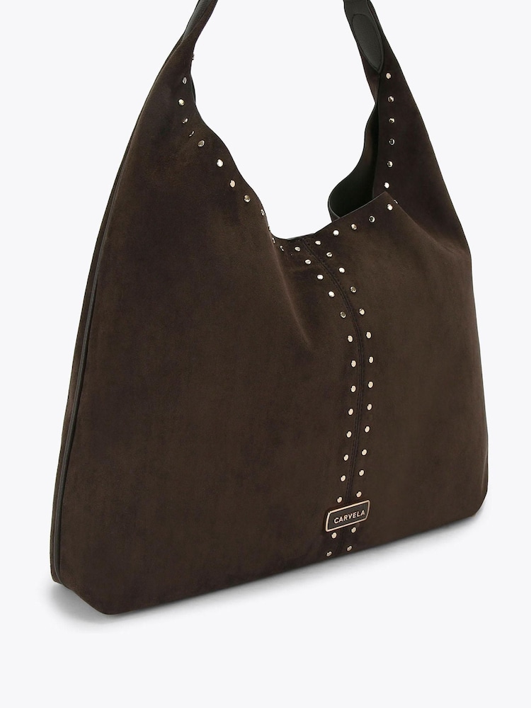 Carvela Cinzia Studded Shoulder Bag - Image 2 of 4