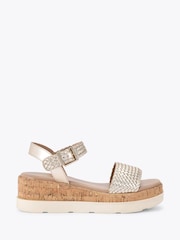 Carvela White Serenita Weave Sandals - Image 1 of 4