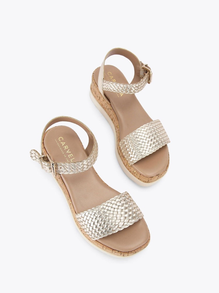 Carvela White Serenita Weave Sandals - Image 2 of 4