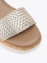 Carvela White Serenita Weave Sandals - Image 4 of 4