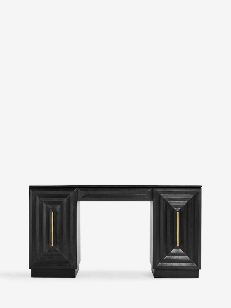 Black Ritz Solid Mango Console Dressing Table - Image 10 of 10