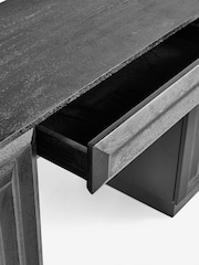 Black Ritz Solid Mango Console Dressing Table - Image 8 of 10