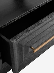 Black Ritz Solid Mango Bedside Table - Image 7 of 8