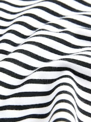 Black/White Stripe Boxy T-Shirt (3-16yrs) - Image 3 of 4