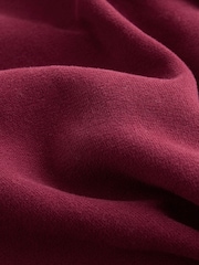 Burgundy Relaxed Sweat Dress (3mths-7yrs) - Image 6 of 8