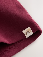 Burgundy Relaxed Sweat Dress (3mths-7yrs) - Image 7 of 8