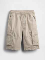 Gap Beige Ripstop Easy Cargo Shorts (4-13yrs) - Image 2 of 2