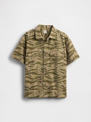 Gap Green Camo Ripstop Utility Shirt (4-13yrs) - Image 4 of 5