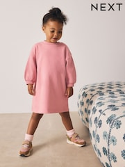 Pink Relaxed Sweat Dress (3mths-7yrs) - Image 9 of 9