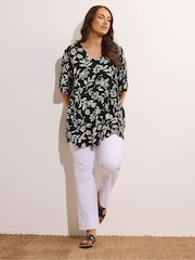Evans Angel Sleeve Pleated Top - Image 2 of 5