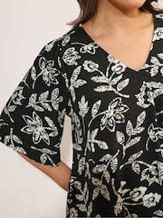 Evans Angel Sleeve Pleated Top - Image 4 of 5