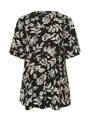 Evans Angel Sleeve Pleated Top - Image 5 of 5